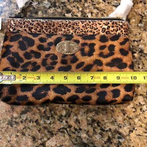 Faux fur Leopard/Cheetah print shoulder bag - Picture 6 of 8